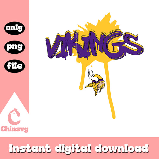 Vikings logo design png, Minnesota Vikings football png