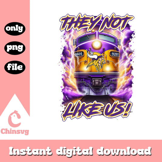 Vikings they not like us png, Minnesota Vikings png