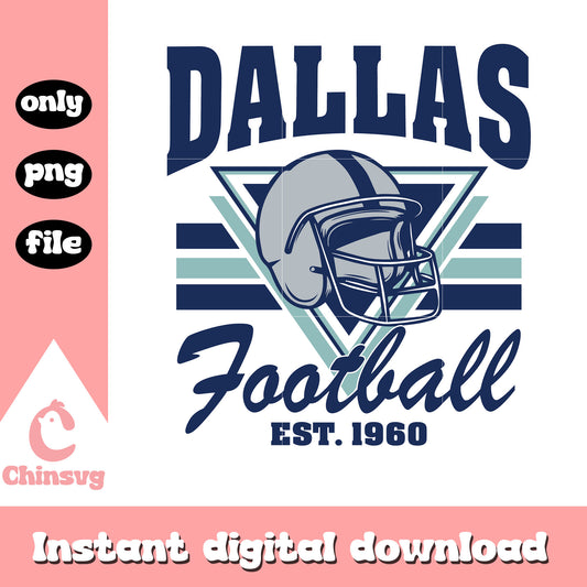 Vintage Dallas Cowboys football est 1960 svg, dallas cowboys football svg