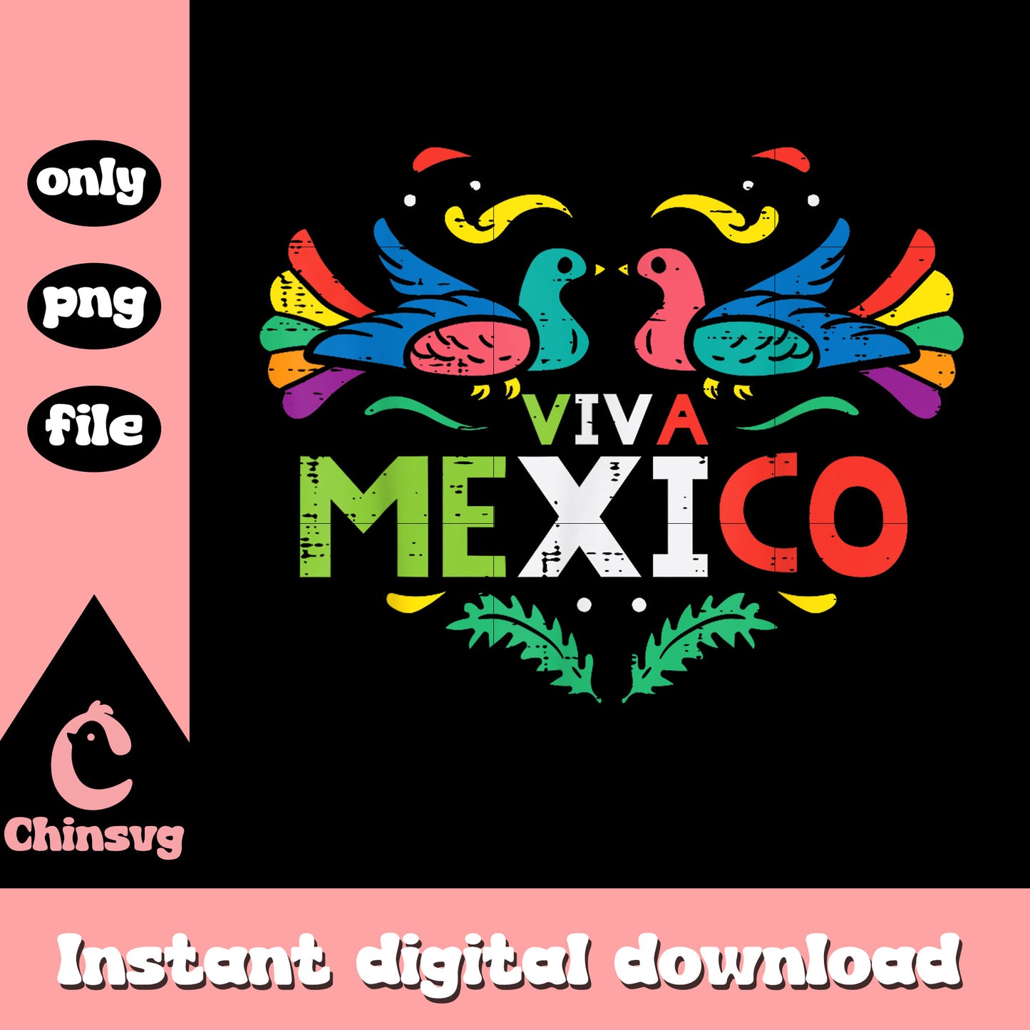 Viva mexico otomi bird mexican png, mexican independence day​ png