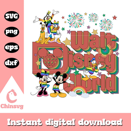 Walt disney world mickey friends svg, mickey and friends svg