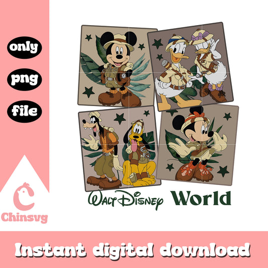 Walt disney world mickey safari png, Walt disney world png
