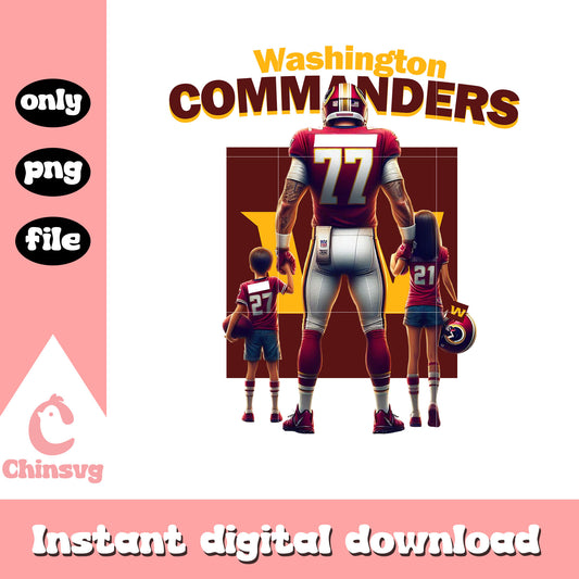 Washington Commanders fan club png, nfl Commanders png