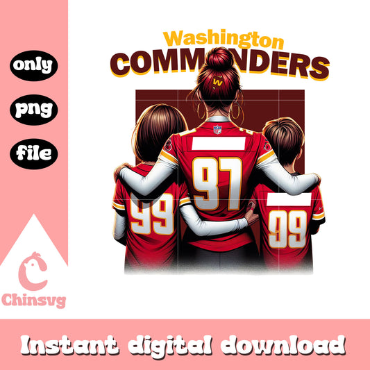 Washington Commanders mom nfl png, football games png