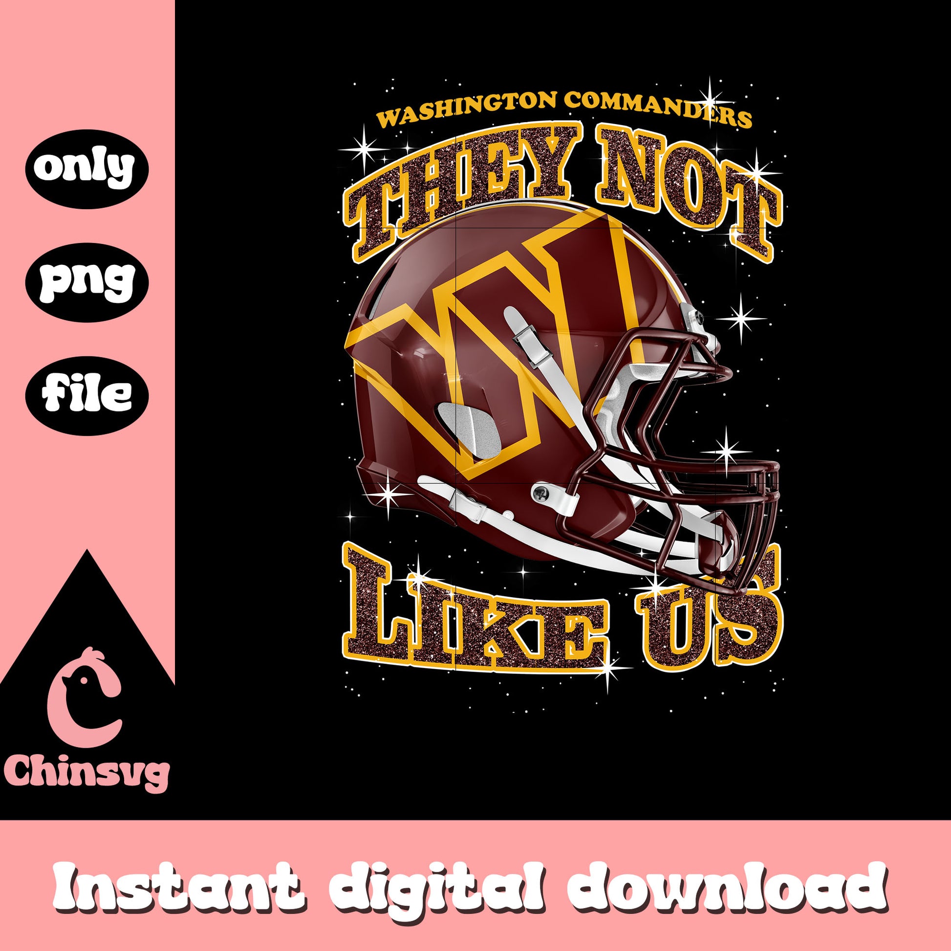 Washington Commanders they not like us png, nfl head coach png