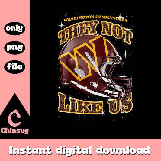 Washington Commanders they not like us png, nfl head coach png