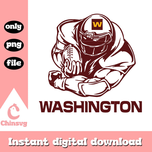 Washington commanders nfl football sticker svg, washington commanders team svg