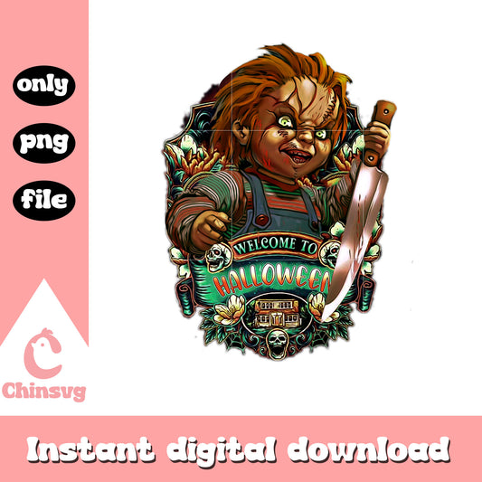 Welcome to halloween chucky character png, halloween png