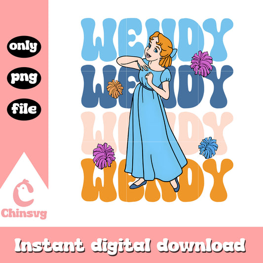 Wendy disney princess singing png, wendy disney princess png