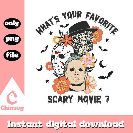 What's your favorite scary movie characters head png, halloween png