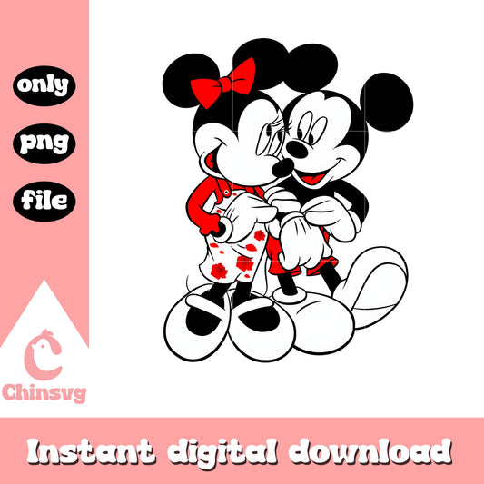 White mickey character valentine png, disney valentine png