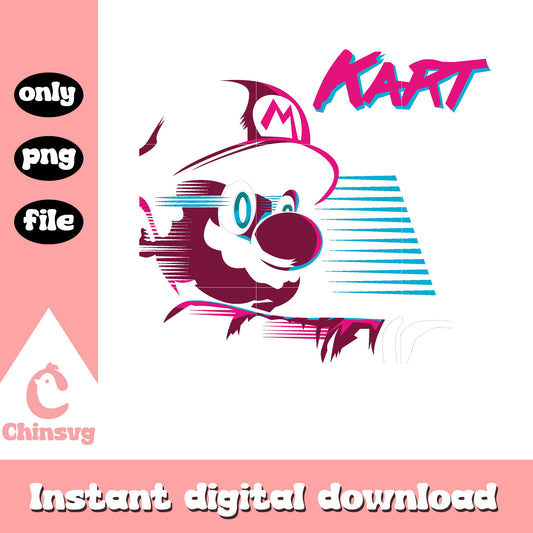 White super mario bros kart design png, super mario world png