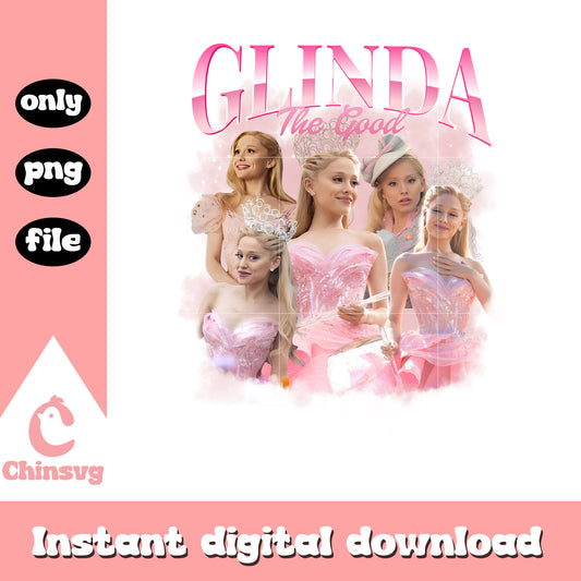 Wicked movie Glinda character png, Wicked movie cast png