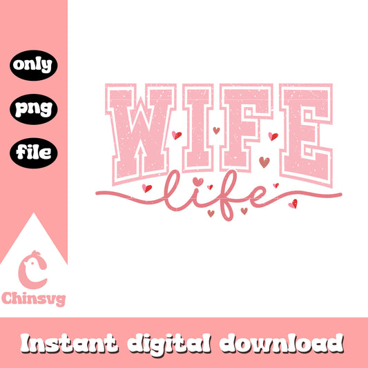 Wife life logo valentine png, happy valentines day logo​ png