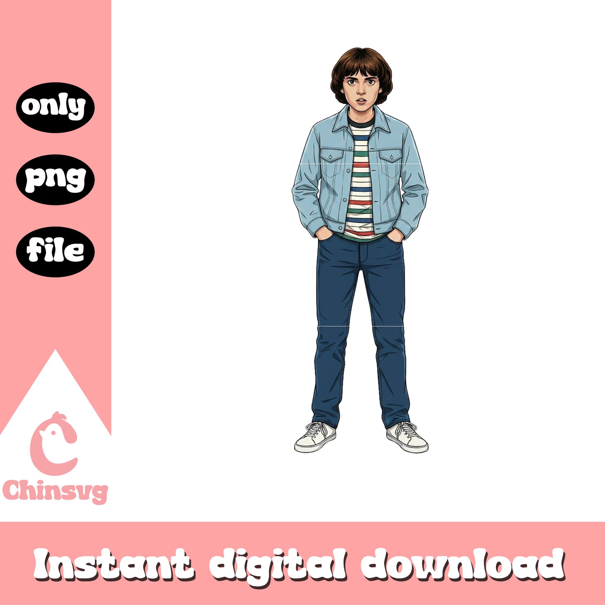 Will byers stranger things png, will byers season 5​ png