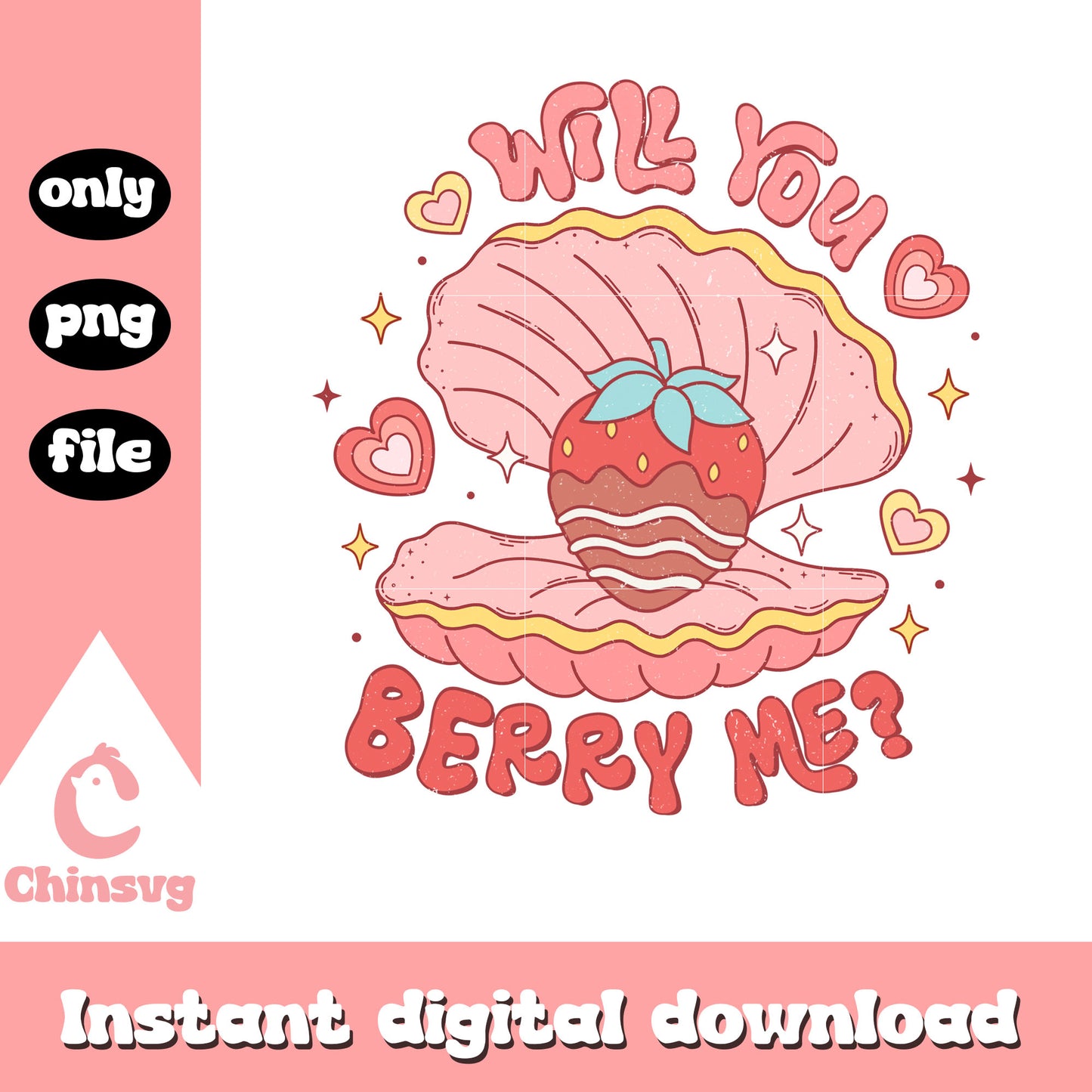 Will you berry me valentine png, propose png, valentine png
