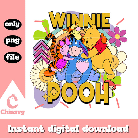 Winnie the pooh characters clipart png, winnie the pooh movie png