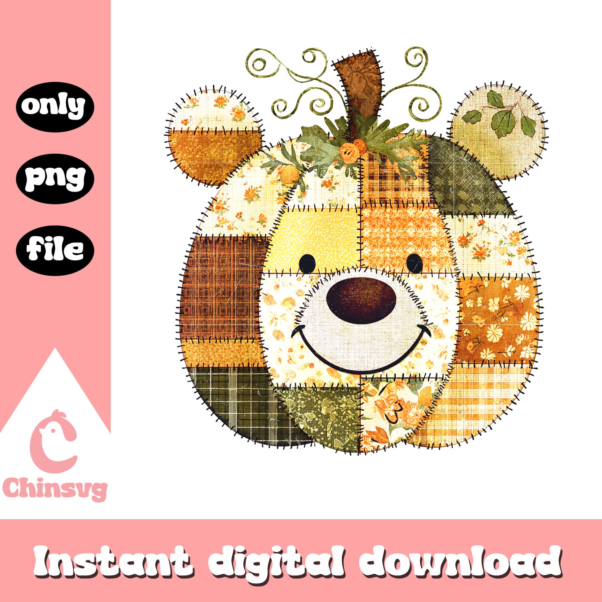 Winnie the pooh halloween pumpkin png, pooh bear png