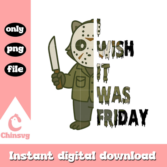Wish it was friday jason voorhees raccoon png, halloween art png