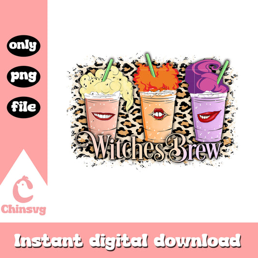 Witches brew hocus pocus coffee cup png, hocus pocus halloween png