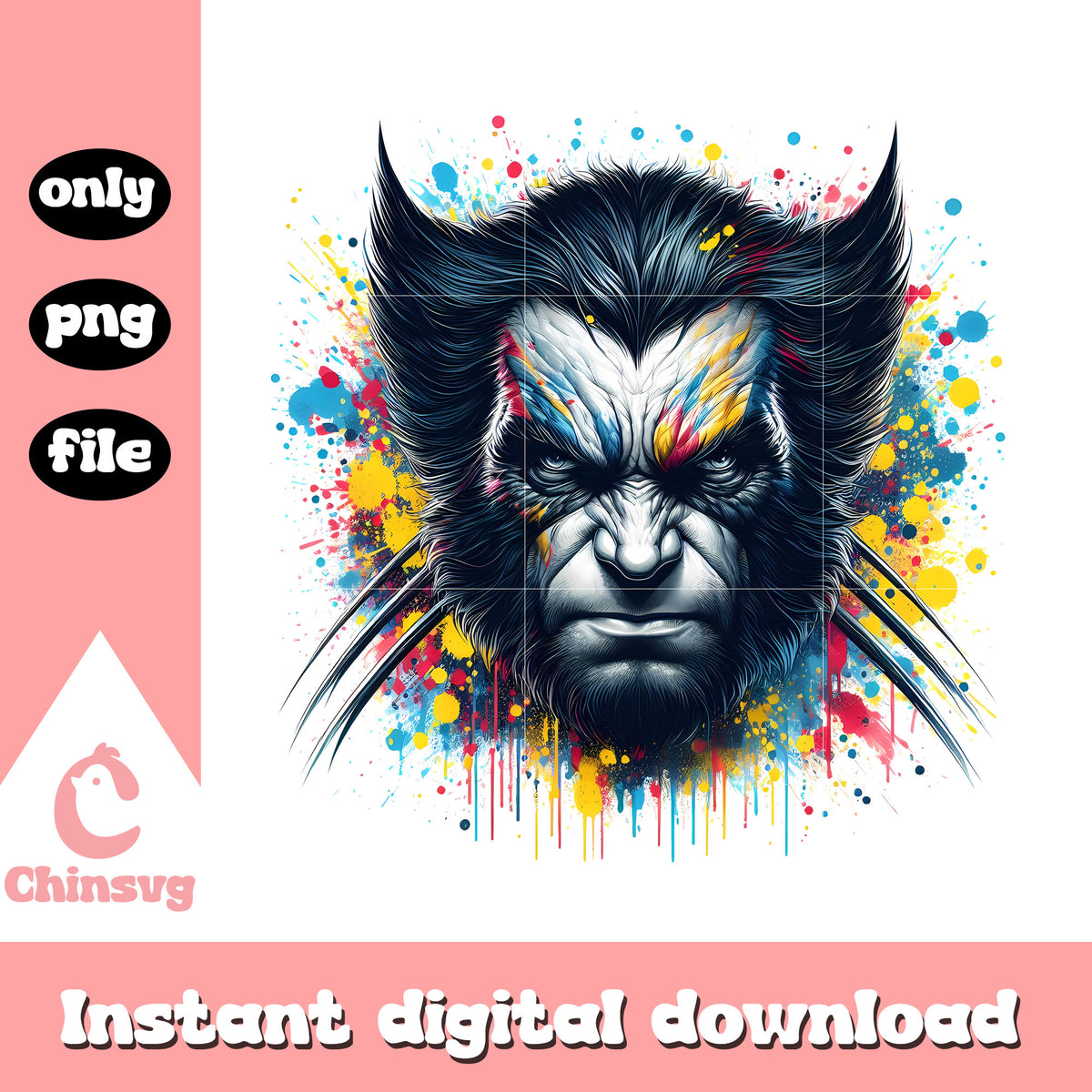 Wolvarine face marvel character design png, marvel legends png – Chinsvg