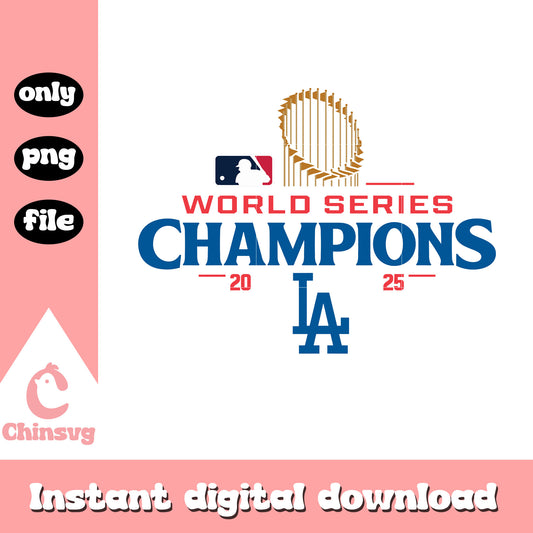 World series champions LA team png, world champions png