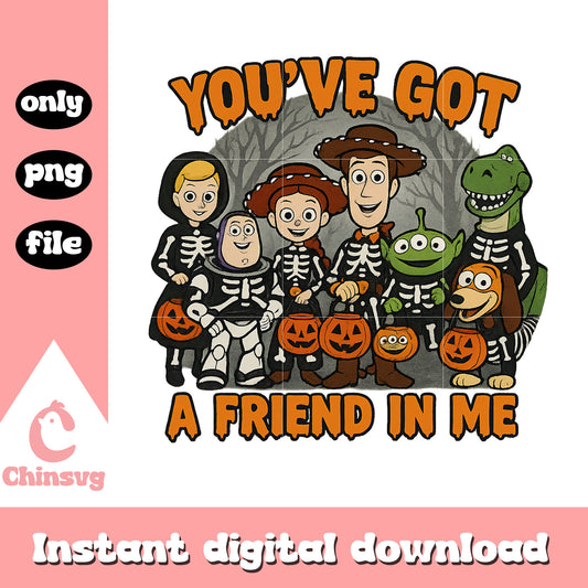 You've got a friend in me skeleton characters png, toy story png