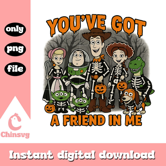 You've got a friend in me toy story cartoon png, toy story quote png