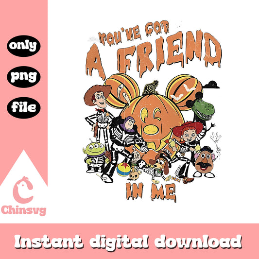 You've got a friend in me ttoy story disney art png, toy story png