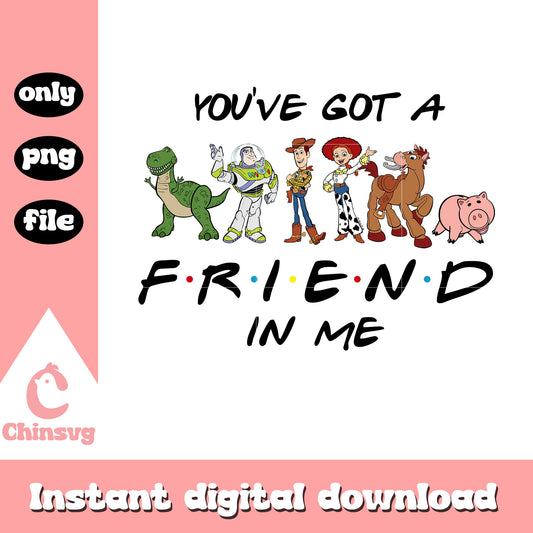 You've got a friends in me png, disney cartoon png, toy story png