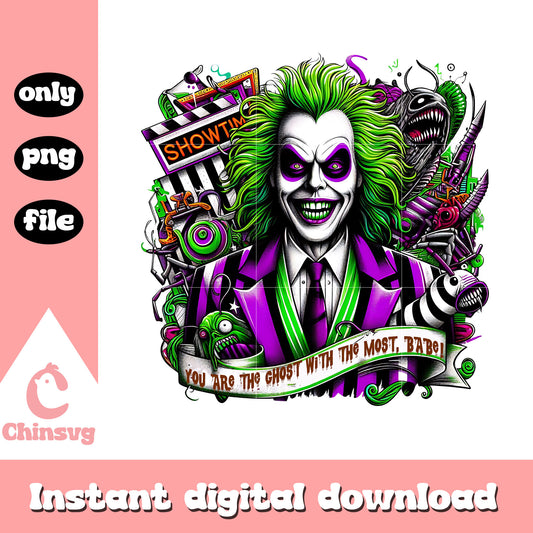 You are the ghost with the most babe png, beetlejuice png