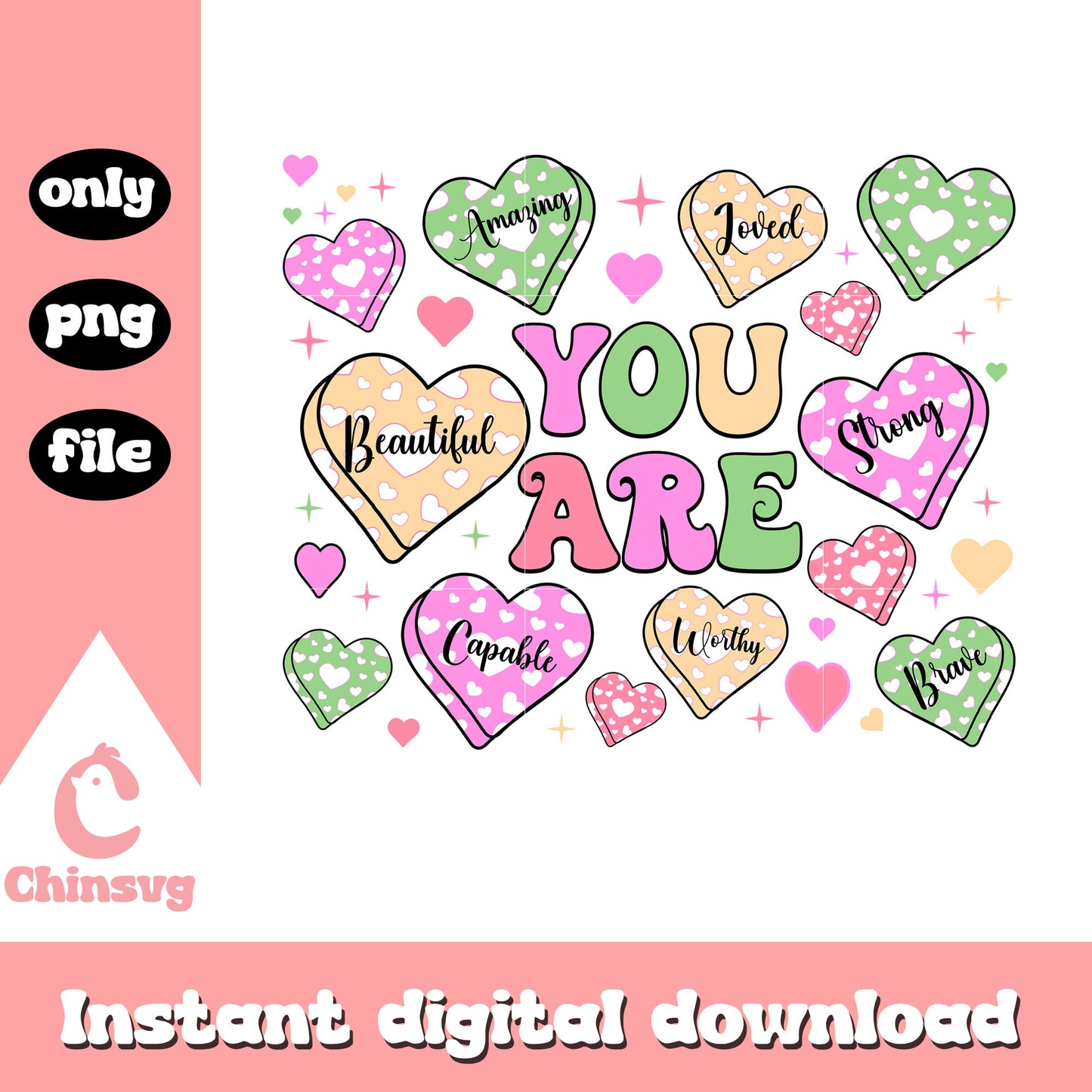 You are valentine hearts png, valentines day love png
