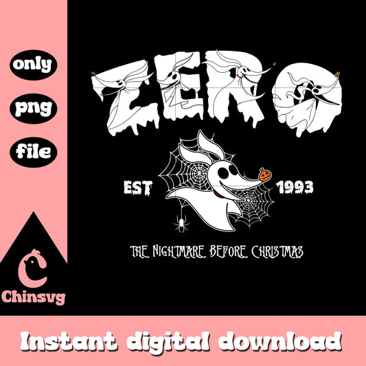 Zero est 1993 nightmare before christmas art png, night before christmas png