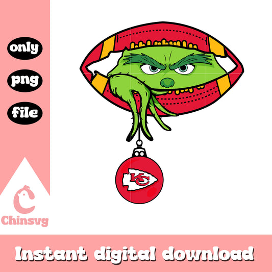Zipper grinch kc logo design png, kansas city chiefs colors png