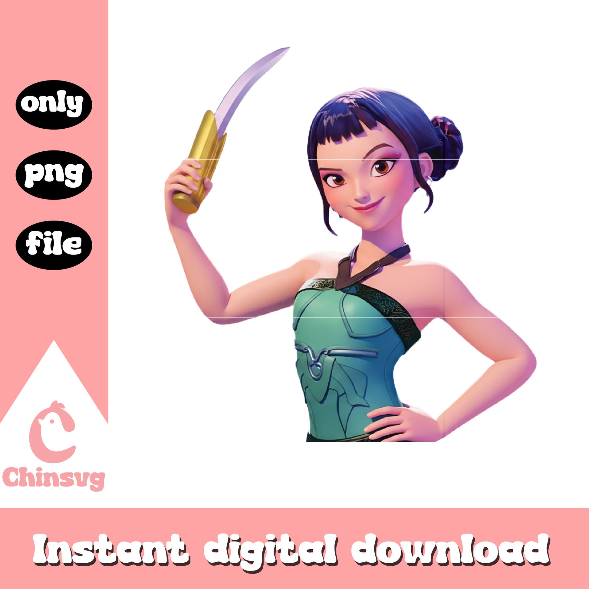 Zoey huntrix kpop demon hunters png, huntrix members png