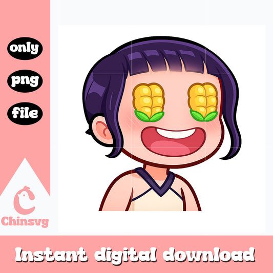 Zoey kpop chibi funny design png, zoey demon hunters png