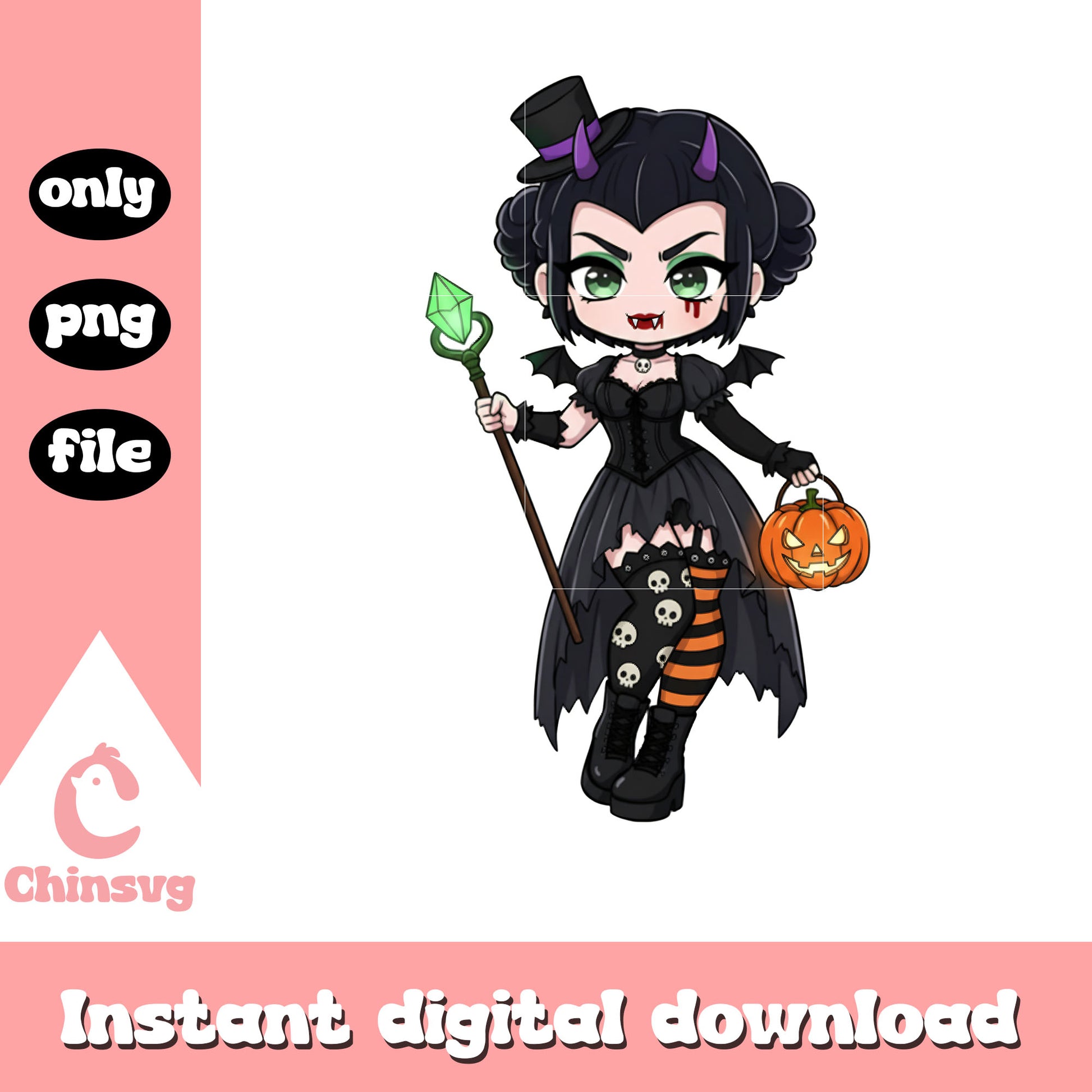 Zoey little devil design png, zoey halloween​ png, huntrix png