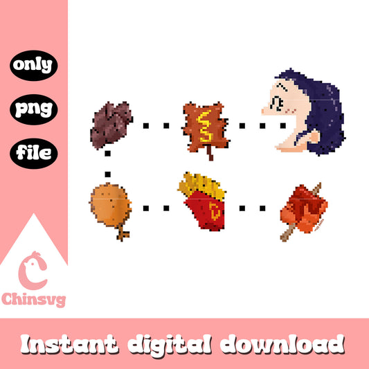 Zoey pixel game png, kpop demon hunters zoey png