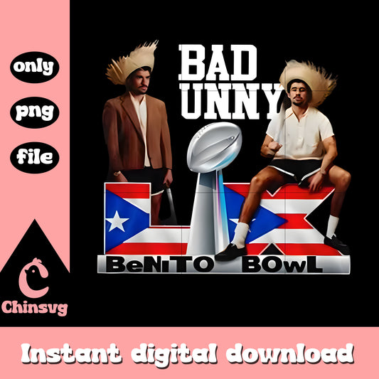 bad bunny benito bowl png, america flag png, super bowl png