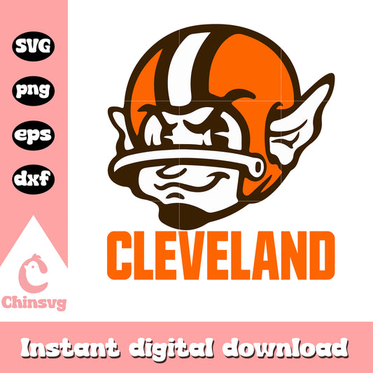 cleveland browns nfl funny design svg, cleveland browns logos svg