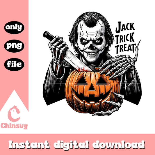 jack trick treat halloween pumpkin png, trick or treat png