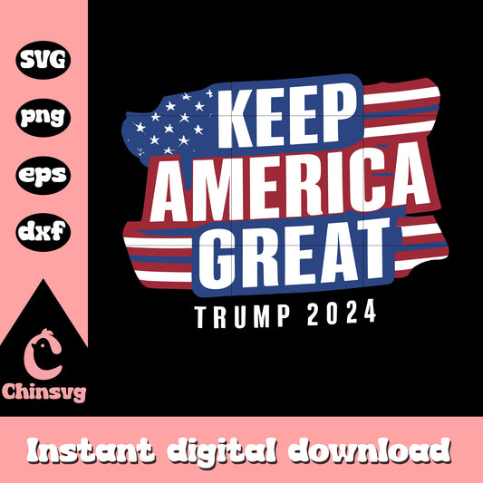 keep america great trump america logo svg, keep america great svg