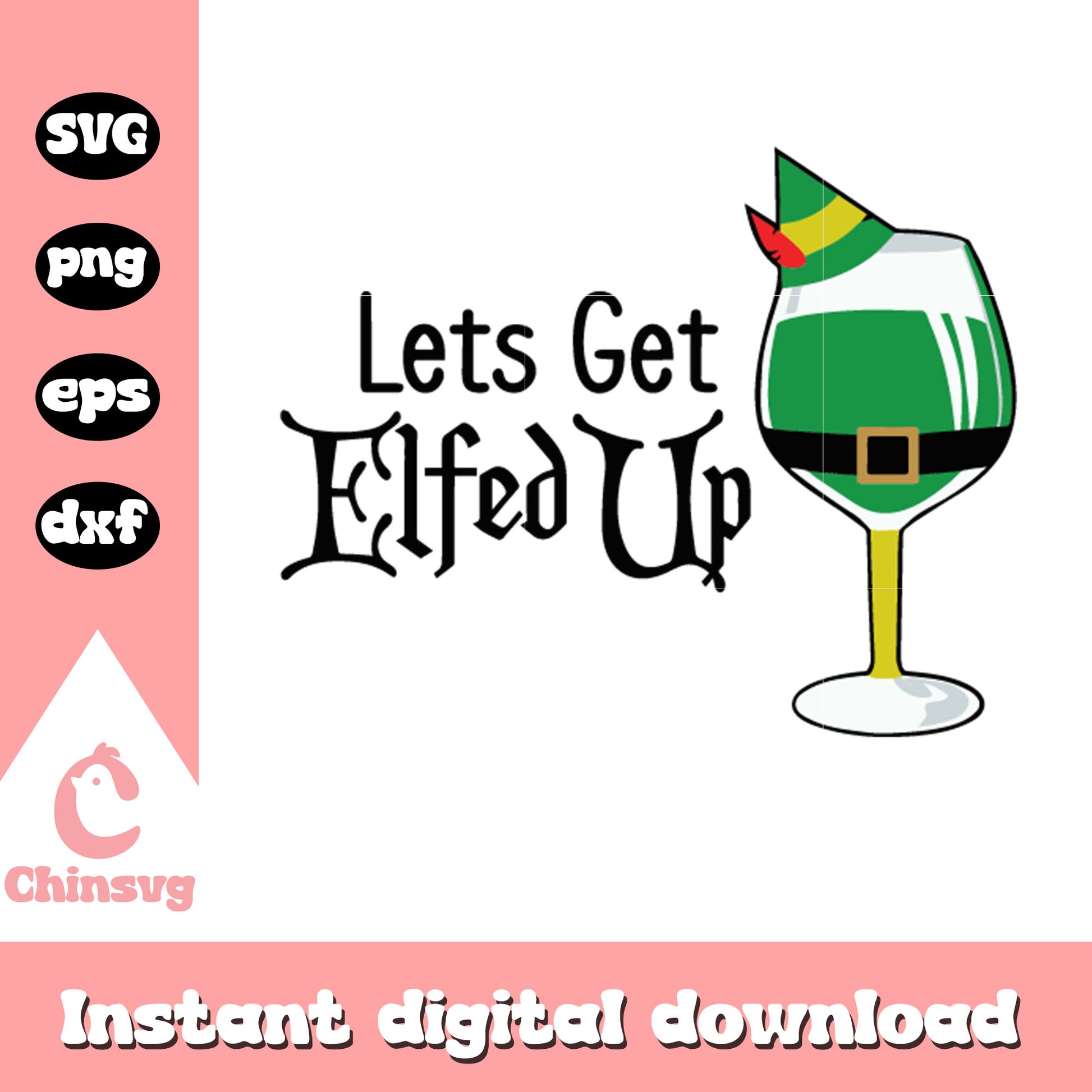 lets getelfed up gnome wine design svg, gnome svg, wine svg