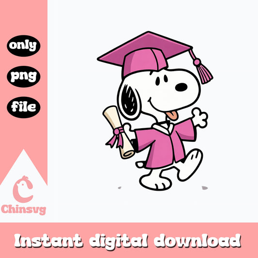 Snoopy Graduation PNG, Peanuts Graduate PNG, Class Of 2025 PNG