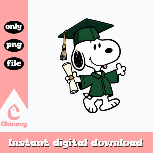 Snoopy Graduation PNG, Peanuts Graduate PNG, Class Of 2025 PNG