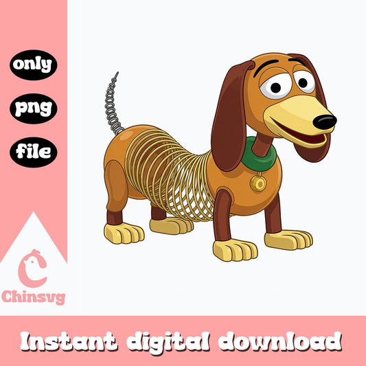 Slinky Dog Toy Story PNG, Disney Pixar PNG, Toy Story PNG