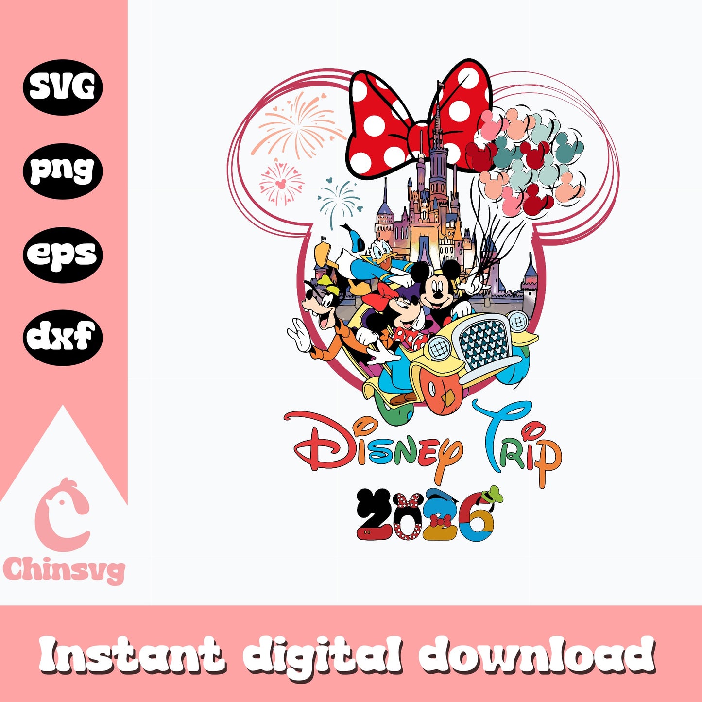 Disney Trip 2026 SVG PNG, Mickey And Friends SVG, Disney SVG