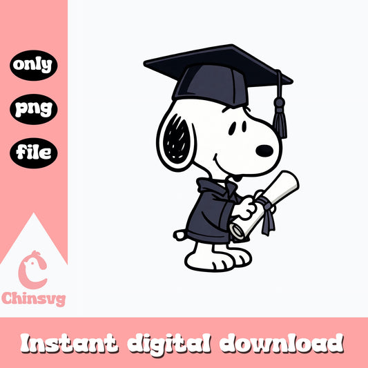 Snoopy Graduation PNG, Peanuts Graduate PNG, Class Of 2025 PNG