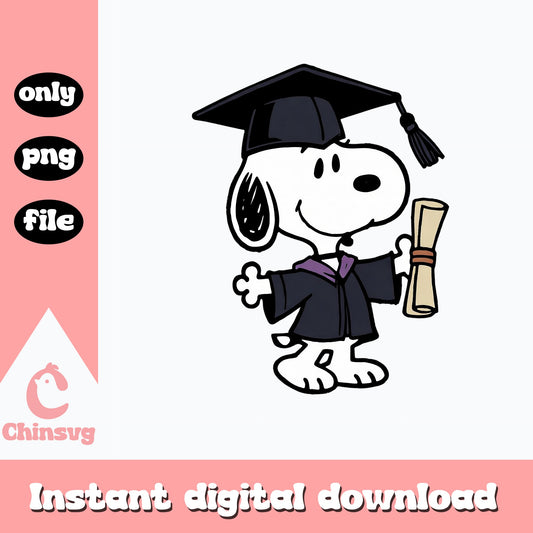 Snoopy Graduation PNG, Peanuts Graduate PNG, Class Of 2025 PNG