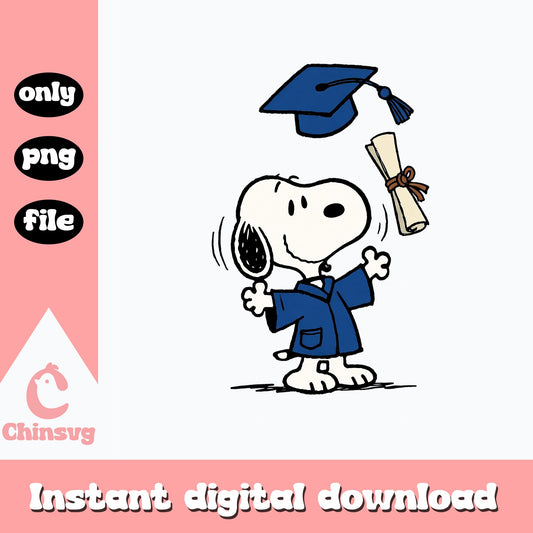 Snoopy Graduation PNG, Peanuts Graduate PNG, Class Of 2025 PNG
